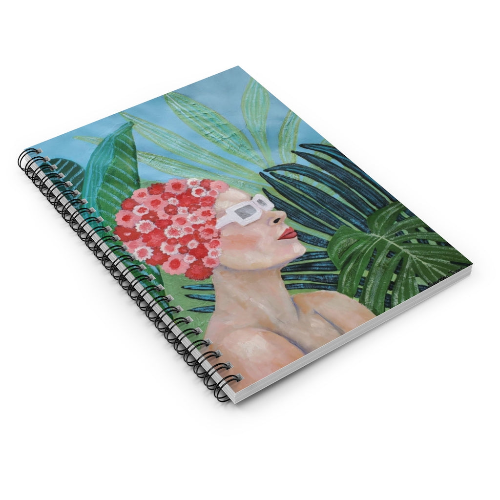 The Bather Copy of Spiral Notebook - Ruled Line
