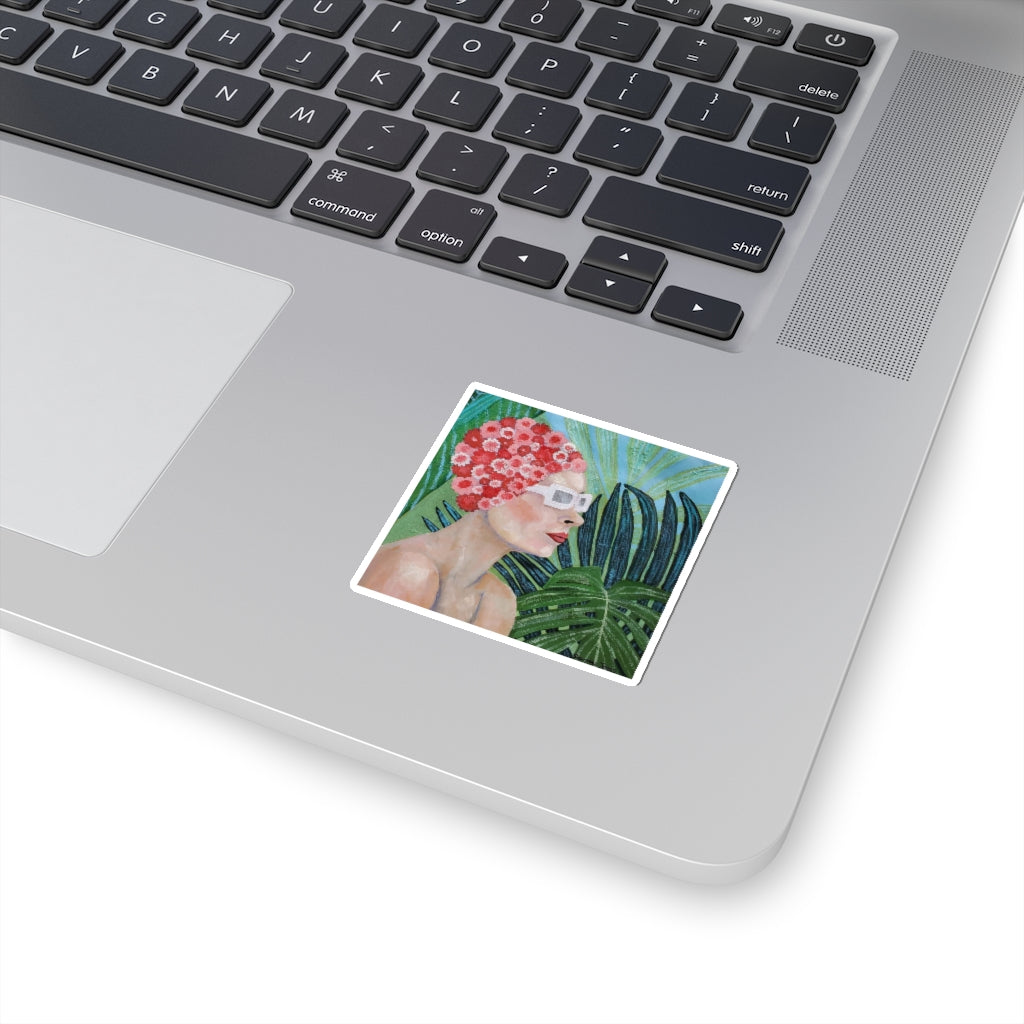 The Bather Kiss-Cut Stickers