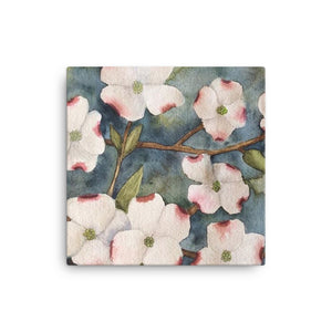 Open image in slideshow, Dogwood Blossoms canvas print
