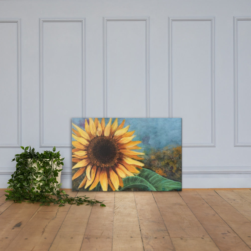 Sunflower Fields canvas print